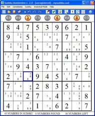 Sudoku Assistenten screenshot